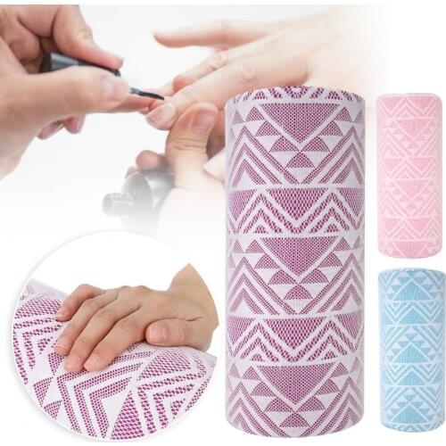 Nail Art Cushion Washable Nail Art Pillow Cushion Soft Semicircle Cushion Pillow Manicure Hand Arm Rest Holder Filling Sponge