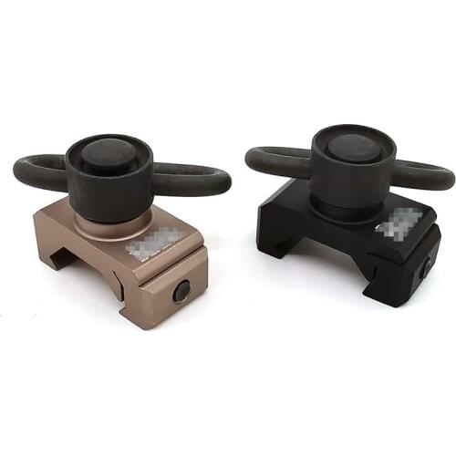 Sling Rail-Mount Picatinny Base Detach Push Button Sling Swivel-Adapter-Set 20mm-Connecting Quick-Release