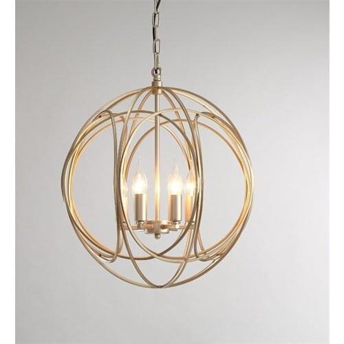 Modern luxury golden ball pendant light lamp LED living dinning room bedroom stylish gold globe LED hanging lamp Indoor lights