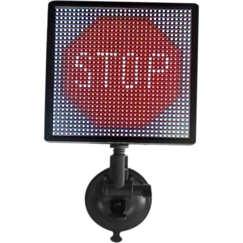 Led Bluetooth Controlled Car Sign Message Board Full Color Scrolling Image