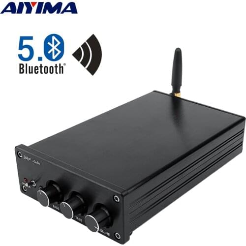 AIYIMA TAS5613 Subwoofer Amplifier 150W+75Wx2 2.1 Bluetooth 5.0 Power Amplifiers Sound Amp PCM5102A DAC Decoder For Home Audio