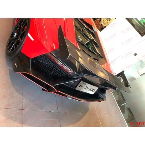 Z-ART carbon fiber rear spoiler for Lamborghini Aventador 2011-2019 carbon fiber rear wing for Lamboghini Aventador LP700 LP720