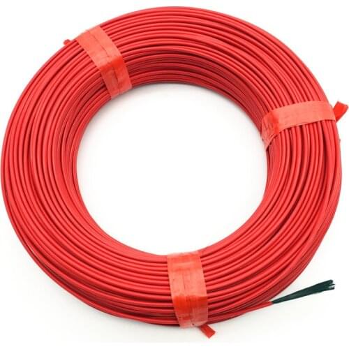100 M Heating Cable Warm Heater Wire Greenhouse Vegetables Farm Heating Equipment Red Carbon fiber Material 24k Carbon Fiber