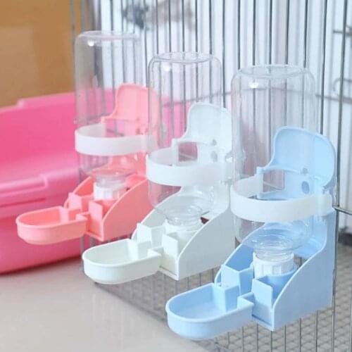 2021 Plastic Hamster Drinker Water Bottle Dispenser Feeder Hanging Pet Dog Guinea Pig Squirrel Rabbit Drinking Water Dispenser
