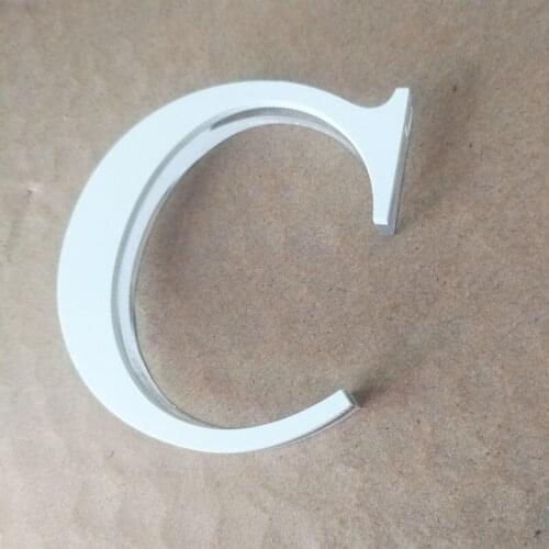 Acrylic cut letters