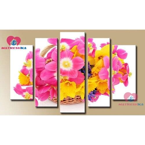 Diamond embroidery flowers pattern 5d Diamond painting DIY 3d Multi-painting Diamond mosaic rhinestones pictures beadwork decor