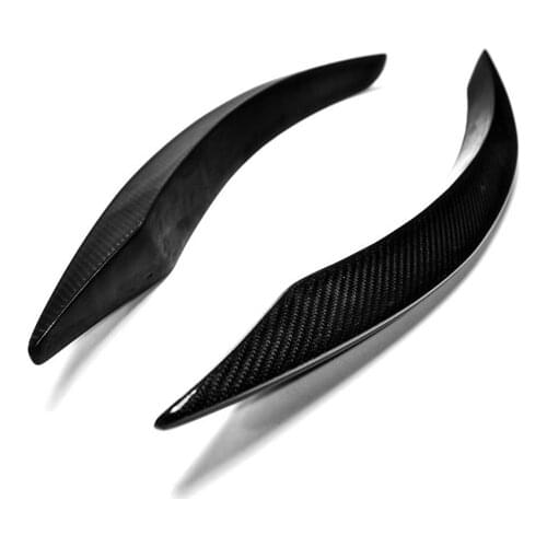Car Accessories For Benz W117 CLA 2014 PE Style Carbon Fiber Front Bumper Canard Glossy Finish Racing Splitter Lip Kit Craw Trim