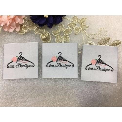 Free shipping Customized garment clothing tags /Woven Labels/ custom clothing labels/main label/custom labels