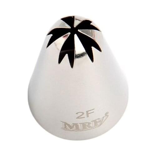 Free Shipping Stainless Steel Specialty Drop Flower Piping Nozzle Cakes Cupcakes Decorating Icing Tips #2F