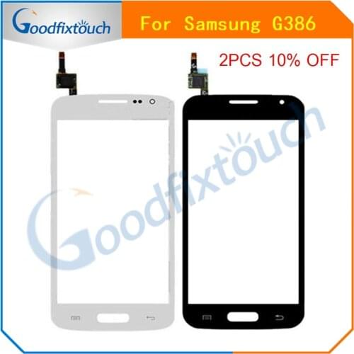 For Samsung Galaxy Core LTE Avant SM-G386F G386F G386 Touch Screen Digitizer Front Glass Lens Sensor Panel Black White