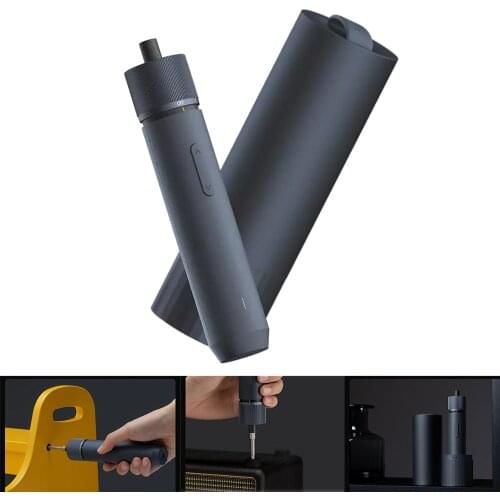 Al alloy Electrical Screwdriver Straight Handle Smart Cordless Screwdrivers 12pcs S2 Steel Bits 3 Torque Stages Rechargeable