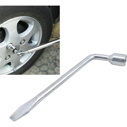 Car Wheel Tire Tool Lug Nut Bolt Wrench Crank Tire Hex Key Spanner Metal For Auto Vehicle Truck Trailer Camper