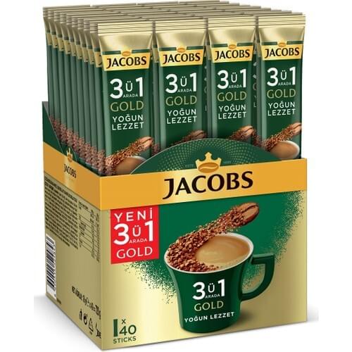 Jacobs 3-in-1 Gold Intense Flavor 40 Pieces
