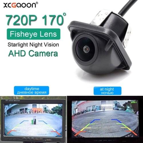 XCGaoon AHD 1280x720P Fisheye 170 Degree Car Rear Reverse View Camera For Android DVD AHD Monitor Night Vision