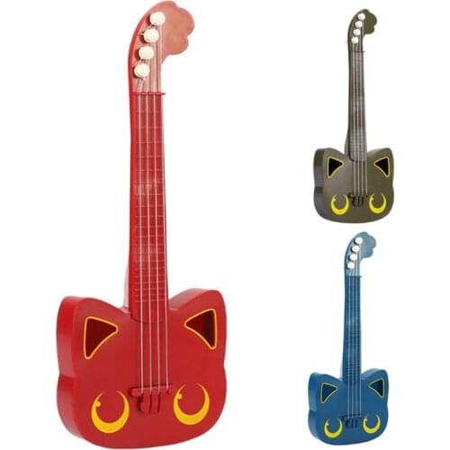 Cute Cat Shape Guitar Beginner Concert Children Musical Instrument Ukulele Children Gift