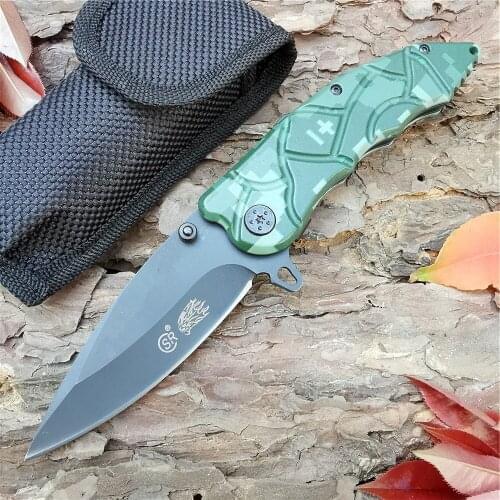 Outdoor Tactical Camping Hunting Survival Pocket Quick Folding Knife 7CR13MOV Blade Steel Army Knives Portable EDC Tools