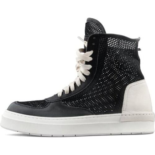 High-top casual shoes mens summer cloth shoes high-top mens shoes summer han style breathable sandals
