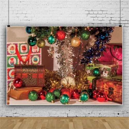 Christmas Backgrounds For Photography Royal Party Decor Ball Gift New Year Child Photozone Photo Backdrops For Photo Studio