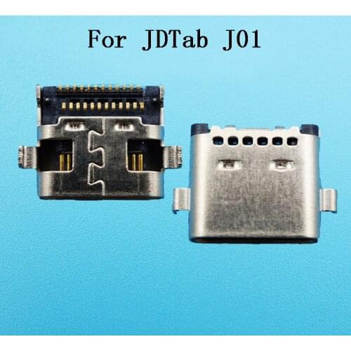 10pcs/lot For JDTab J01 Micro USB Charging Port Connector Type C USB Charger Port Dock Plug Socket Tail Plug Board Replacement