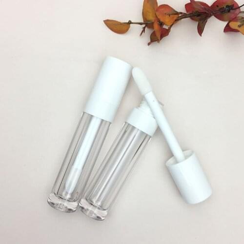 100pcs 10ml Lip Gloss Tubes with Wand Rubber Stopper, Refillable Lip Gloss Containers, Empty Lip Gloss Dispenser Bottles
