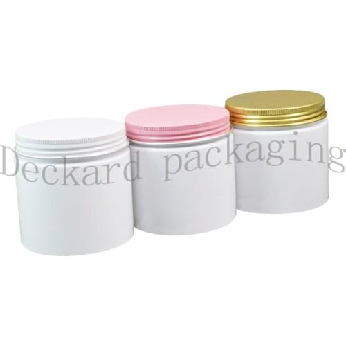 20pc 200g Empty travel White skin care cream plastic container,cosmetic cream jars for personal care,unguent bottles Cosmetics