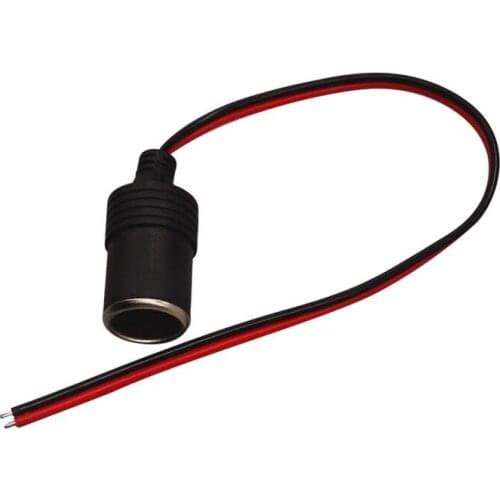 30CM DC 12V/24V 10AMax Car Cigarette Lighter Socket Charger Cable Female Plug Connector Adapter Car Cigarette Cable Accessories