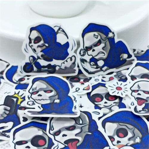 40Pcs Cute bones aper Sticker kawaii Decal For Phone Laptop Bicycle Notebook Backpack Kids Toy stickers scrapbooking