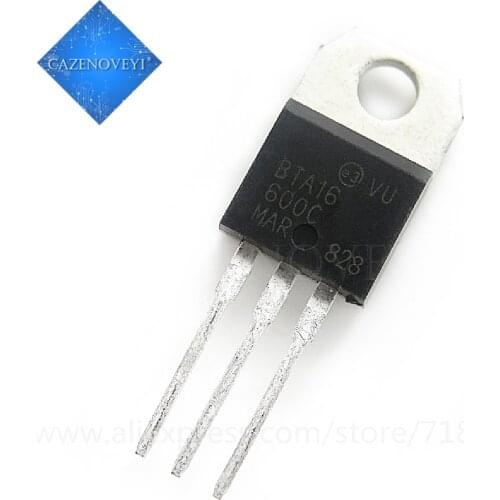 5pcs/lot BTA16-600CW BTA16-600C BTA16 160-600C TO-220 In Stock