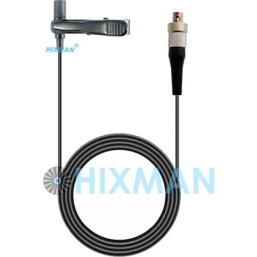 HIXMAN LM3-S3 Omni Lapel Tie clip lav Lavalier Condenser Mic For Sennheiser Shure Wisycom Zaxcom Lectrosonics Wireless system