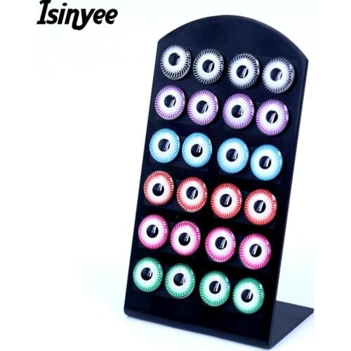 ISINYEE 12 Pairs Fashion Small Evil Eye Stud Earrings Sets For Kids Girls Best Childrens Day Gift Turkish Blue Ear Jewelry