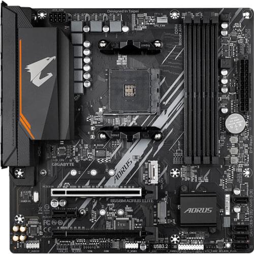 B550M AORUS ELITE motherboard supports AM43500X/3700X/3900XCPU