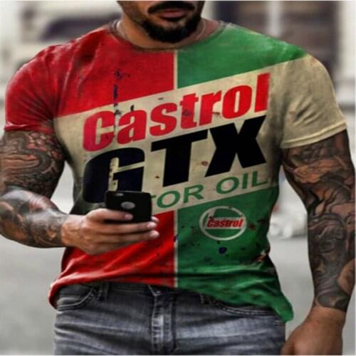 Summer Mens Round Neck 3D Printing Plum Oversized T-Shirt Osmanthus Pattern Design Short Sleeve Loose Street Fashion Shirt