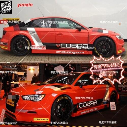 Car stickers For A4 body appearance modified stickers A4 personalized sports car decoration stickers Film