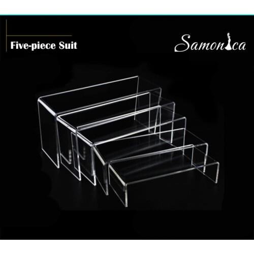 New Acrylic U-shaped Transparent Display Stand Shoes Jewelry Display Cosmetics Goods Organization Counter Display Stand