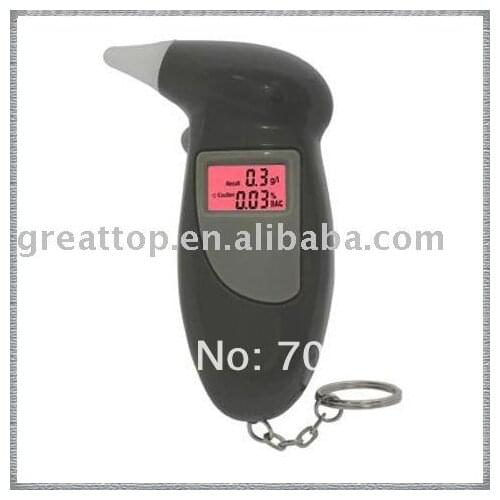 Handheld Backlit Display Digital LCD Alert Breath Alcohol Tester Breathalyzer