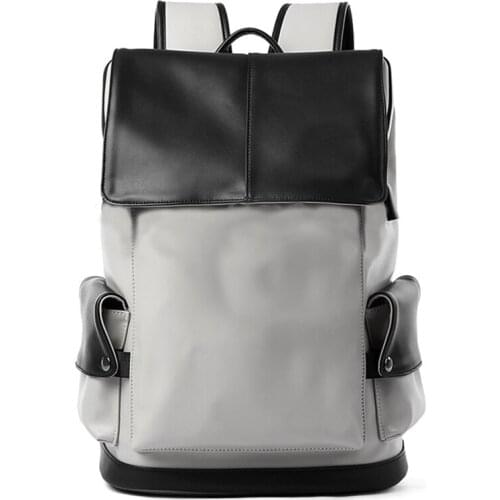 Mens Backpack Backpack Mens Fashion Trend Young Students Leisure Travel Mens Foreskin Boy Computer School Bag Trend