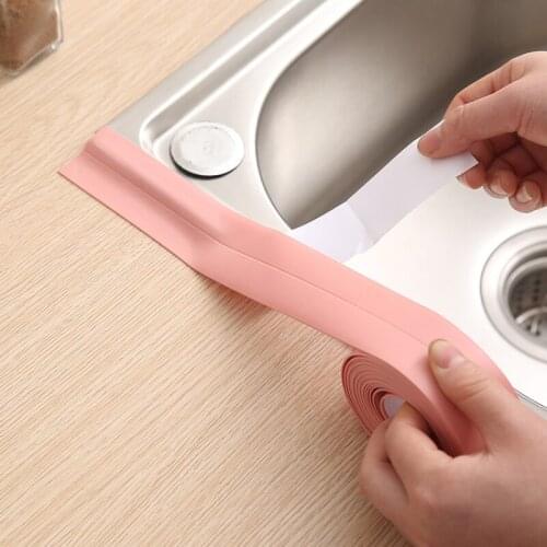 3.8 cm(w)Self-adhesive bathroom kitchen bathroom wall stickers art sealing tape anti-mold tapee waterproof and anti-mold tape