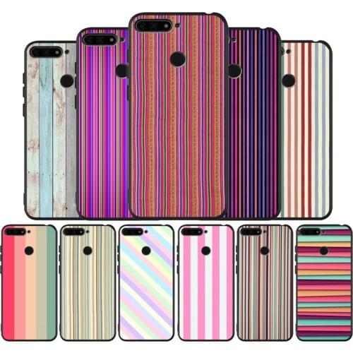Streak Soft Silicone black Phone Case For Huawei Honor 8 8X 9 10 20 30 Pro 10 20 lite Mate 10 20 30 PRO 20 lite
