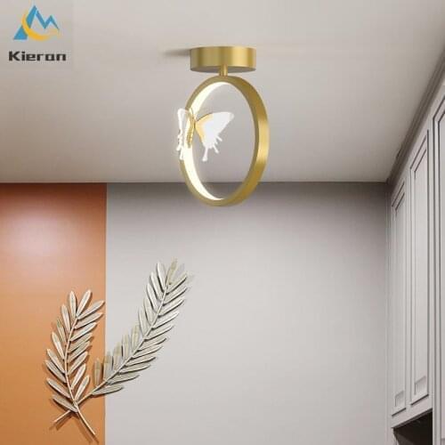 Modern Simple Acrylic Led Chandelier Bedroom Living Room Study Dining Room Milk Tea Shop Lamp Room Decor Butterfly Pendant Light