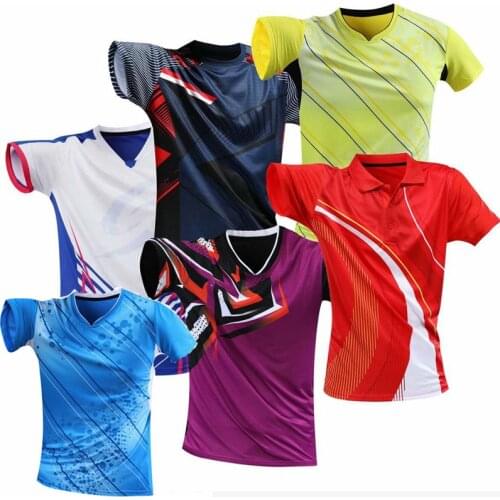 Sport Shirt Tennis Men Women ,Clothes Table Tennis Girls , PingPong Kit , T shirt Badminton , Male Female Cool Sportwear Jerseys