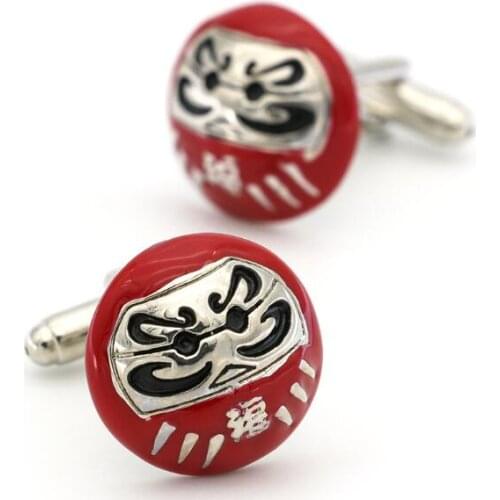 10pairs/lot Traditional Cartoon Lucky Cat Cufflinks Copper Plating Cuff Links Mens Jewelry Gift Wholesale