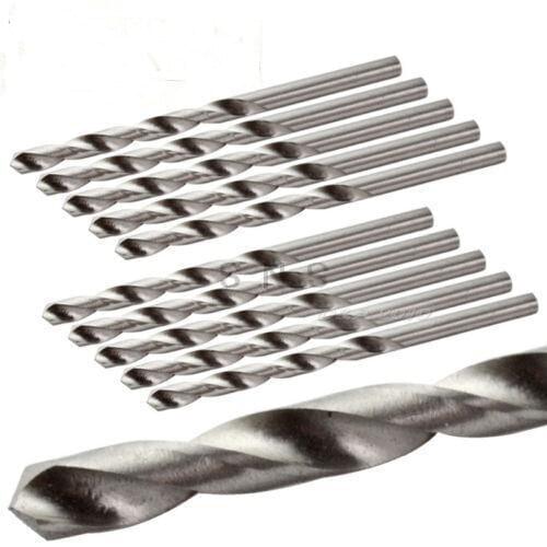 3pcs 10mm 10.5mm 11mm 11.5mm 12mm 13mm Straight Shank HSS Drill Twist Drilling Bit For Electrical Drill