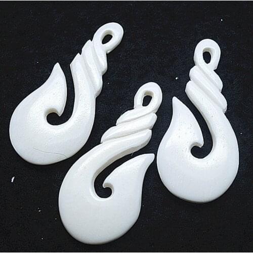 3pcs nature bone pendants ox bone beads white color for women pendants making 46x21mm free shipping lovely jewelry findings