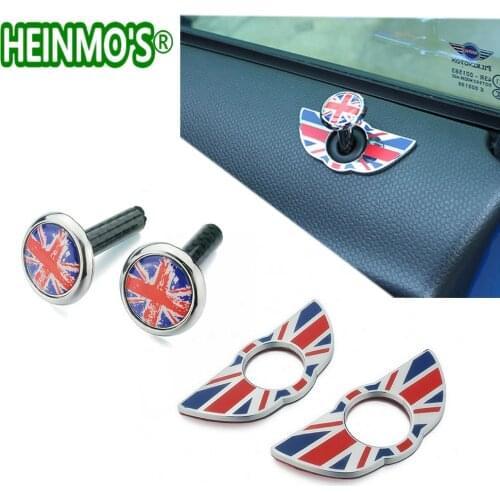 For Mini Cooper S Countryman Paceman R60 R61 Accessories Styling Car Interior Stickers Door Pin Lock Wing Cover