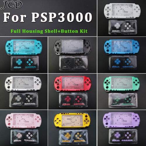 JCD For PSP3000 Housing Shell Case with Buttons For Sony PSP 3000 Game Console Controller Full Cover Set Repair Part
