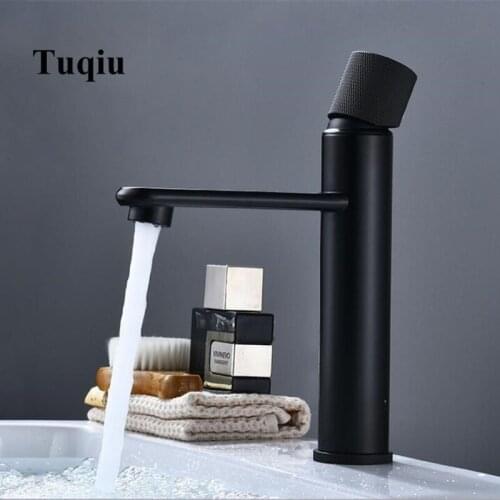 Bathroom Black lavatory Basin Faucet hot and cold Crane Brass sink mixer single lever Sink Faucet Single Handle water faucet