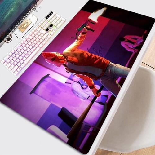 Mouse Pads Kawaii Pads Computer Table Pads Gamer Extended Gaming Accessories Mats Mousepad Company Large Keyboard Hotline Miami