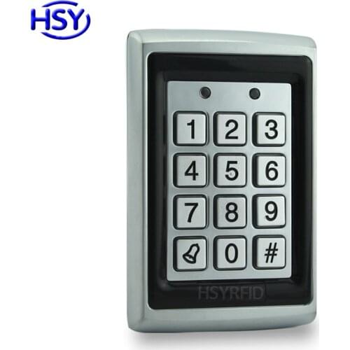 Metal Case Standalone Keypad Access Control RFID Proximity ID EM Card Keytags Single Door Keyboard Controller system