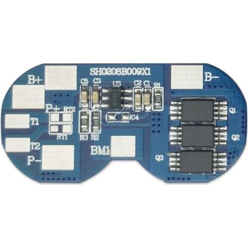 PCM-LX2S8A-AY009 (LI 2S 8A) Customized PCM BMS Protection Circuit Module for Li-ion Li-polymer Battery Pack