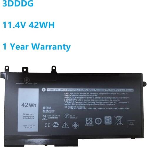 New 3DDDG 03VC9Y Laptop Battery For Dell Latitude E5280 E5480 Series Tablet 3DDDG 11.4V 42Wh